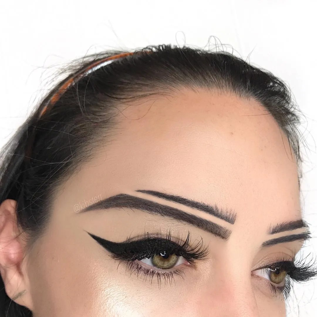 Split Brows Are Instagram's Latest Brow "Trend" Allure